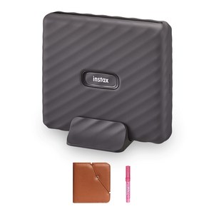 인스탁스 와이드링크 프린터 모카 그레이 + 와이드앨범 랜덤발송 + 미피펜 랜덤발송 세트 FI022W