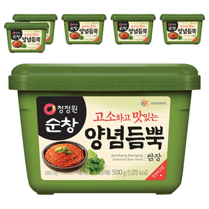청정원순창 양념듬뿍 쌈장, 500g, 6개