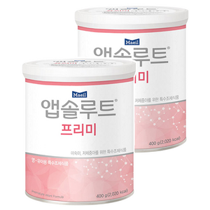 매일유업 앱솔루트 프리미 분유, 400g, 2개