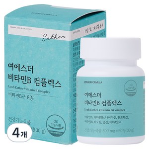 에스더포뮬러 여에스더 비타민B 컴플렉스 30g, 60정, 4개