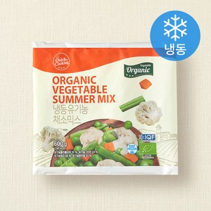 퀵쿠킹 유기가공식품 인증 채소믹스 (냉동), 600g, 1개
