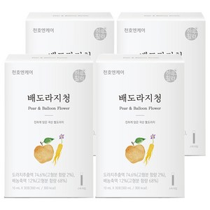 하루활력 배도라지청, 300ml, 4개