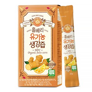 홀베리 유기농 생강즙, 280g, 1개