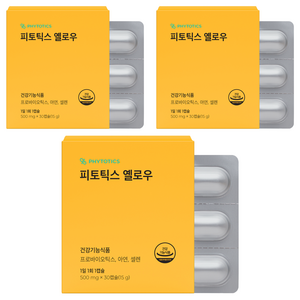 피토틱스 옐로우 유산균, 30정, 3개