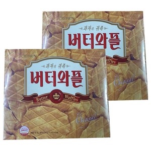 크라운 버터와플, 316g, 2개