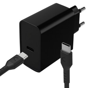 홈플래닛 PD 45W PPS 컴팩트 초고속 충전기 + CtoC 케이블 (아이폰17 호환)