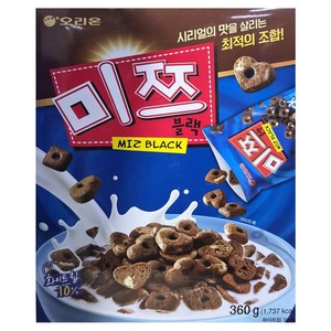 오리온 미쯔블랙 시리얼, 360g, 1개
