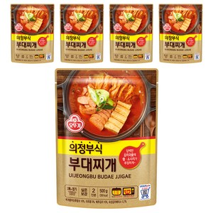 오뚜기 의정부식 부대찌개, 500g, 5개