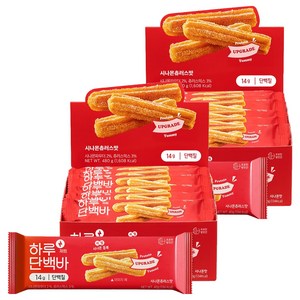 프로틴방앗간 하루단백바 제트 시나몬츄러스맛, 40g, 24개