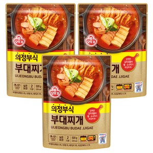 오뚜기 의정부식 부대찌개, 500g, 3개