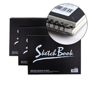 희망노트사 전문가용 스케치북 프리미엄지 3p, 8절, 20매, 1세트