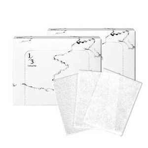 크리스마 1/3 화장솜, 160매입, 2개