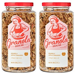 그래놀라하우스 그래놀라 애플시나몬, 300g, 2개
