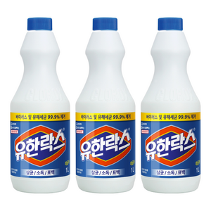 유한락스 레귤러, 1L, 3개