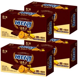 해태제과 버터링 딥초코 12p, 103g, 4개