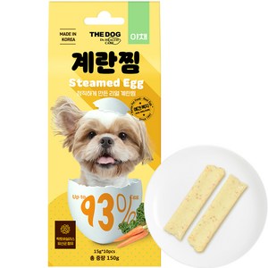 더독 강아지 계란찜 스틱 10p, 야채, 150g, 1개