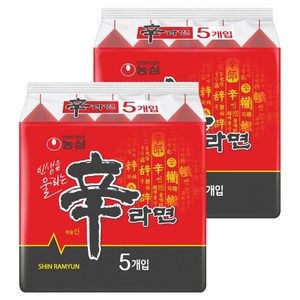 농심 신라면 120g, 10개, (5개입 X 5개입 X 2개)