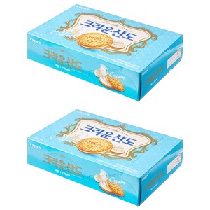 크라운산도 크림, 323g, 2개