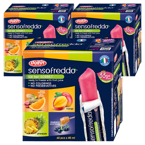 돌핀 센소프레도 얼려먹는 아이스바, 2.4L, 3개