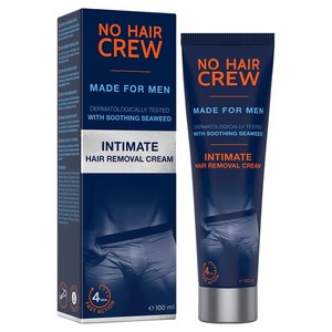 노헤어크루 남성용 제모 인티메이트 크림 포바디 민감부위용, 100ml, 1개