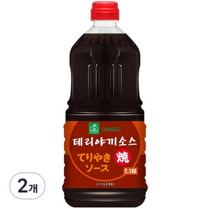 이엔푸드 데리야끼소스, 2.1L, 2개