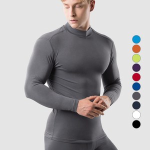 아르메데스 남성용 반목터틀 긴팔 무지테크핏 언더레이어 AR-53
