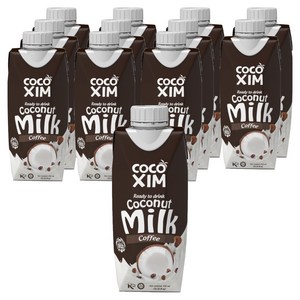 코코씸 코코넛밀크 커피맛, 330ml, 12개
