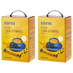 이디야 스페셜 모카블렌드 커피믹스, 120개입, 11.5g, 2개