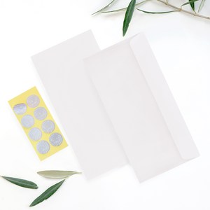 프롬앤투 비비드컬러 돈봉투 B110p 96p + 스티커 96p, 화이트, 1개