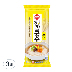 오뚜기옛날 국수 소면, 500g, 3개