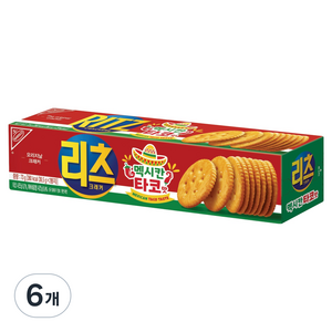 리츠 크래커 멕시칸 타코맛, 73g, 6개