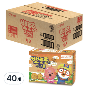 빙그레 뽀로로와 친구들 치즈, 65g, 40개
