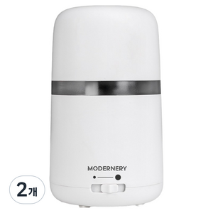 모더너리 자동상승 저소음 전동 자동 연필깎이, 화이트, 2개