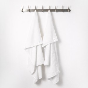 하비티 도톰하고 부드러운 대형 바스타월 475g 40수 코마사, 화이트, 2개