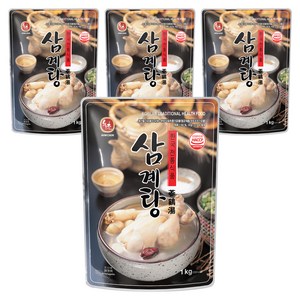 하우촌 삼계탕, 1kg, 4개