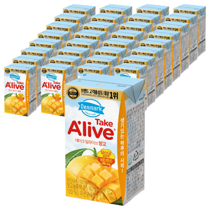 덴마크 테이크 얼라이브 망고, 120ml, 48개