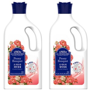 르샤트라1802 피오니부케 액상세제 본품, 2L, 2개