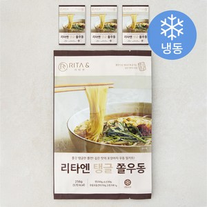 리타엔 탱글 쫄우동 (냉동), 256g, 4개