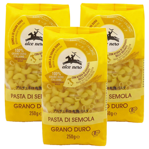 알치네로 유기농 마카로니, 250g, 3개