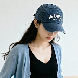 걸핀스 로스엔젤레스 빈티지 심플 레터링 남녀공용 볼캡 1449