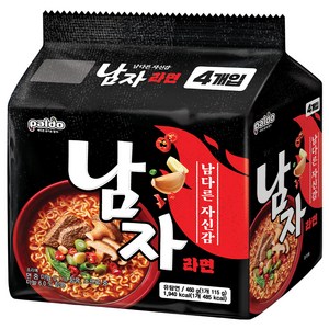 남자라면 115g, 4개