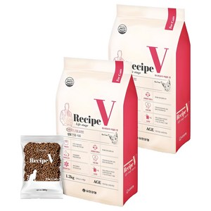 유한양행레시피브이 고양이 처방식사료, 어덜트, 1.2kg, 2개