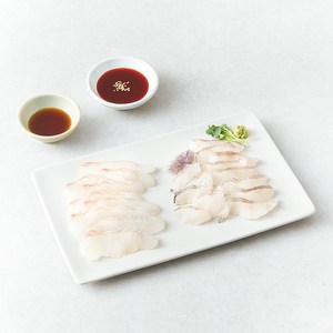 은하수산 숙성한 광어 + 우럭회, 200g, 1세트