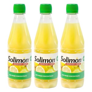 솔리몬 스퀴즈드 레몬즙, 500ml, 3개