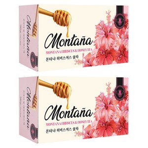 몬타냐 꿀 히비스커스차, 20개입, 1.5g, 2개