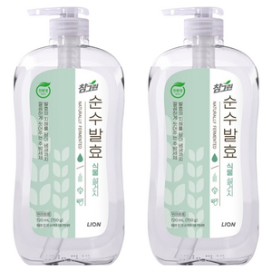 참그린 순수발효 식물 설거지 주방세제, 720ml, 2개