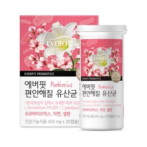 내츄럴플러스 에버핏 편안해질 유산균 13.5g, 30정, 1개