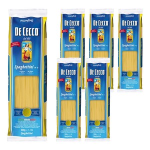 데체코 스파게티니, 500g, 6개