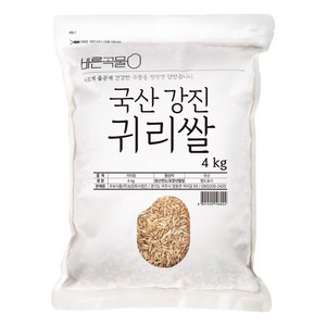 바른곡물 국산 강진 귀리쌀, 4kg, 1개