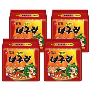 너구리 얼큰한 맛 120g, 20개